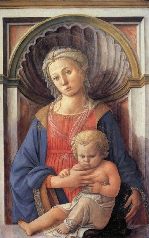 Fra Filippo Lippi Madonna and Child Sweden oil painting art